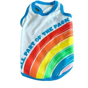 You Are Loved  Top Paw Pride Dog Tank Top small dog pride tee dog t-shirt XS